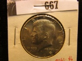 1969 D Kennedy Half Dollar, BU.