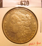 1878 S Morgan Silver Dollar, Brilliant Uncirculated.