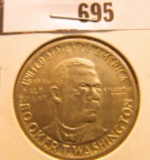 1946 P Booker T. Washington Commemorative Half Dollar, Brilliant Uncirculated.