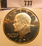 1971 S Proof Eisenhower Silver Dollar.