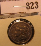 1865 Three cent nickel