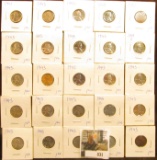 Dealer lot of 25 carded World War 2 steel cents