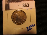 1911 V nickel with full Liberty