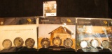 (3) America the Beautiful three coin sets includes Cumberland gap, yosemite National Park, and Homes