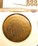 1874 Shield nickel