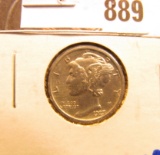 1923 Mercury Dime