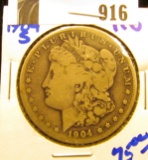 1904-S Morgan silver dollar