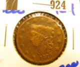 1828 Matron head Large Cent