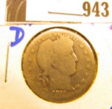 1911-D Barber quarter