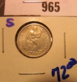 1887-S seated liberty dime