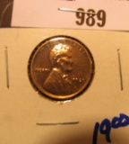 1920 Wheat cent