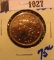 1027.           1838 CORONET HEAD LARGE CENT