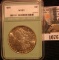 1076.           1886 Morgan Silver Dollar graded MS 65