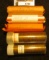 1290.           Pack of (5) Rolls of Wheat Cents: 1936P, 53D, 55D. 57D, & 58D.