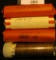 1321.           (4) Solid Date Rolls of Lincoln Cents: 1935P, 48D, 53D, & 56P. Circulated.