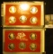 1452.           2004 S & 2008 S United States Mint 50 State Quarters (90%) Silver Proof Sets, both i