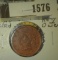 1576.           1857 U.S. Half Cent, Red-Brown Uncirculated. Mintage 35,180. A nice Key-date!