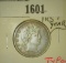 1601.           1892 P Barber Quarter. First Year Type EF.