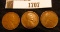 1707.           1909 P Fine, 09 P VDB VF, & 1909 S Good Lincoln Cents.