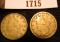 1715.           Pair of Fine to VF+ 1883 NC Liberty Nickels.