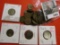 1864.           Unsorted group of Old Wheat Cents, Nickels, & etc.