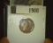 1900.           1913 D Lincoln Cent, EF.