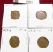 1903.           1912 S VG, 13 P Brown AU, 13 D Fine, & 14 S Good Scarce Lincoln Cents.