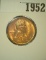 1952.           1936 D Lincoln Cent, Mostly Red Uncirculated.