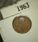 1963.           1914 D Lincoln Cent, VG.