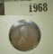 1968.           1909 S Lincoln Cent, VG.