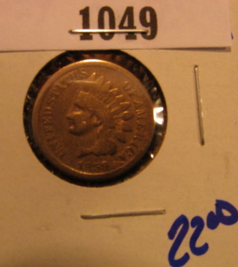 1049.           1859-CN Indian head cent
