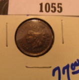 1055.           1869 INDIAN HEAD CENT