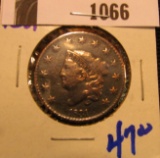 1066.           1831 CORONET HEAD LARGE CENT