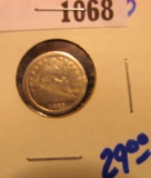 1068.           1842 SEATED HALF DIME