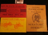 1154.           (3) different late 1890 early 1900 era Farm implement related advertising booklets.