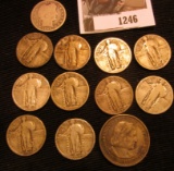 1246.           $3.25 Face Value in older, rarer 90% Silver U.S. Coins.