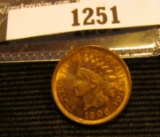 1251.           1906 U.S. Indian Head Cent, Red-Brown Uncirculated.