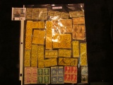 1295.           (88) Old U.S. Stamps, Strips & Blocks.