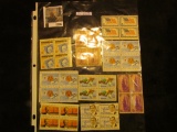 1296.           (9) Mint U.S. Blocks of Stamps, face value $6.36.