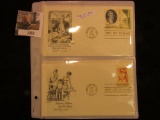 1353.           (3) Mint Envelopes & (5) First Day Covers including a 