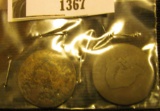 1367.           Pair of Old U.S. Large Cents.