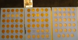 1414.           1941-58 Partial Set of Lincoln Cents in a blue Whitman folder.