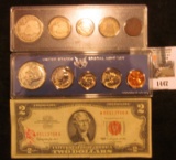 1447.           1966 U.S. Special Mint Set in government issued plastic case; Five-Piece Type Set of