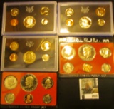 1468.           1969 S, 70 S, 72 S, 73 S, & 74 S U.S. Proof Sets. All original as issued.