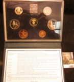 1492.           1985 United Kingdom Proof Coin Collection in original holder as issued.