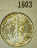 1603.           1943 P Walking Liberty Half Dollar, Gem BU.