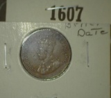 1607.           1921 Key-date Canada Cent.