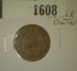 1608.           1921 Key-date Canada Cent.