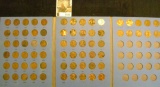 1632.           1909-78 Set of One-A-Year Lincoln Cents, missing only the 1922. Some green toning. S