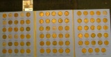 1640.           1909 P VDB-1940 S Partial Set of Lincoln Cents in a blue Whitman folder. Includes su